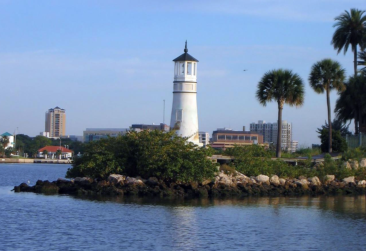 Photo of a lighthouse in Tampa Bay.